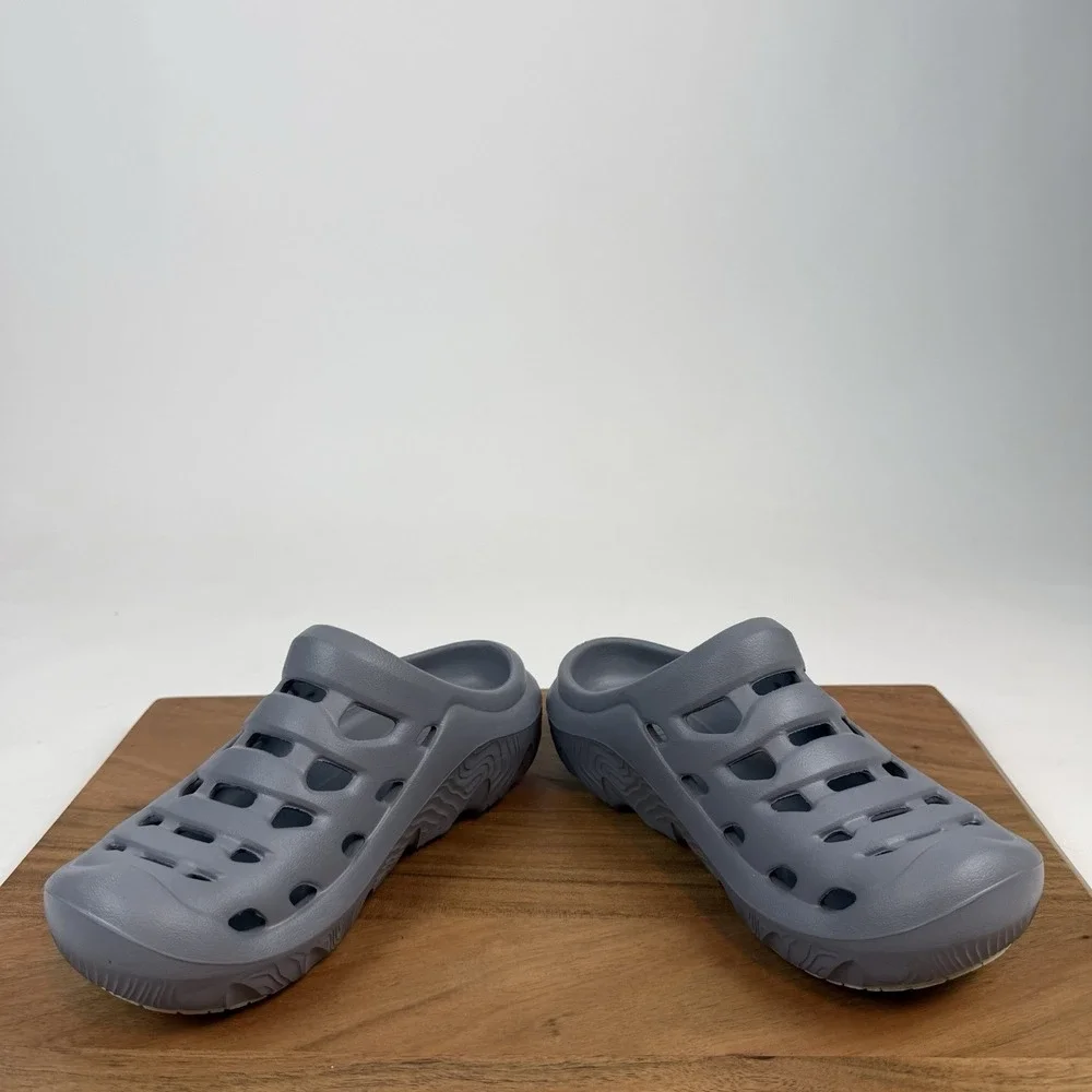 New‎ Big Kids Oboz Unisex Whakata Coast Gray Slip On Clogs Mules Shoes Size 3 Y